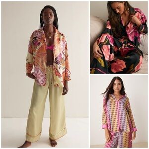 𝓯𝓹 Free People ~ dreamy days satin pajama set